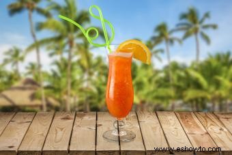 Bebidas tropicales sin alcohol para una alternativa sabrosa