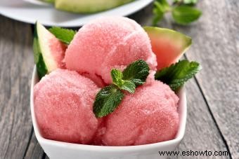 6 recetas de sorbetes de frutas