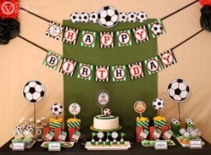 Ideas para fiestas de cumpleaños con temática de fútbol