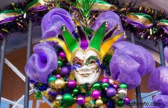 13 ideas sencillas para decorar el Mardi Gras