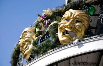 13 ideas sencillas para decorar el Mardi Gras