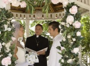 Decoraciones de boda en cenador