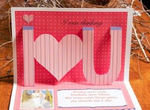 Ideas para hacer tarjetas desplegables caseras