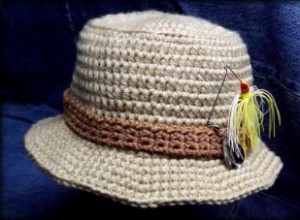 Sombrero de ganchillo para hombre