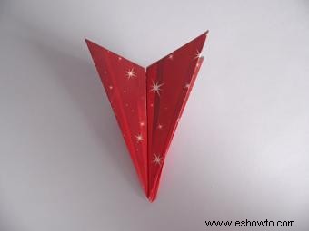 Estrellas navideñas de origami