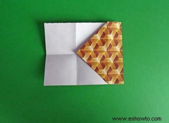 Estrellas navideñas de origami