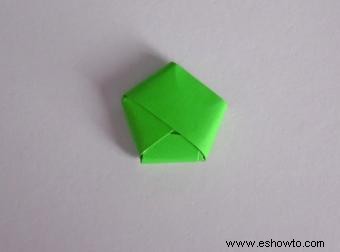 Estrellas navideñas de origami