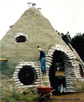 Cómo funcionan las casas Earthbag