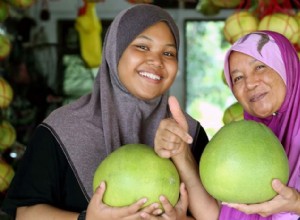 Los pomelos son como pomelos con esteroides 