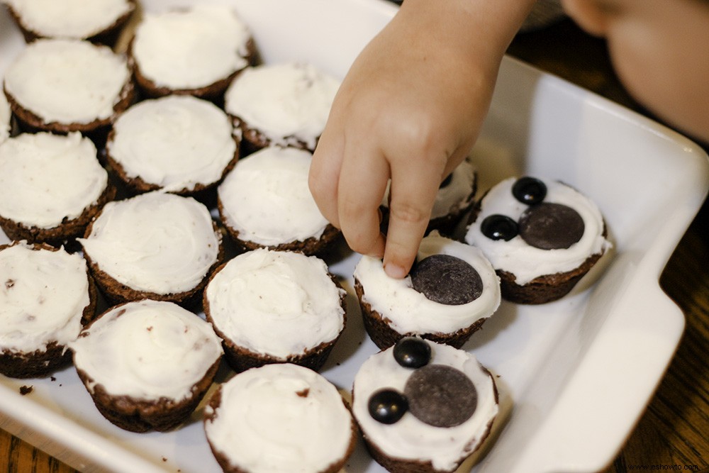 Golosina temática de Mickey:Brownies de Mickey Mouse 