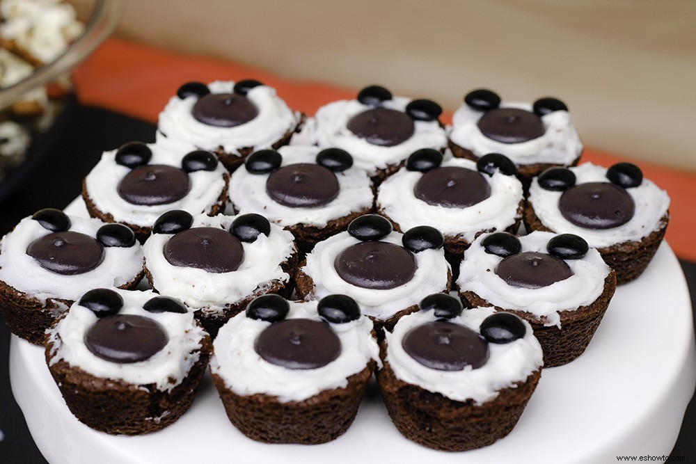 Golosina temática de Mickey:Brownies de Mickey Mouse 