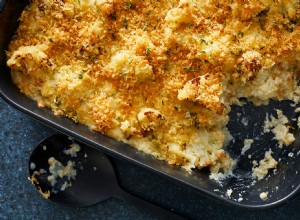 Quinoa al horno con queso y coliflor 