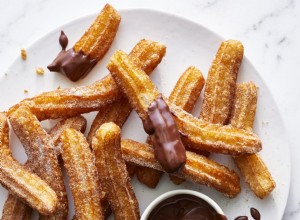 Churros con salsa de chocolate 