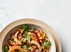 Camarones Lo Mein Receta 