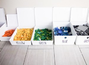 Cómo organizar los ladrillos LEGO por color, conjunto o tipo 