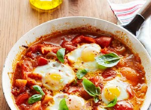 Shakshuka con focaccia 