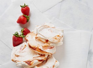 Galletas De Merengue De Fresa 