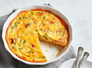 Quiche con costra de boniato 