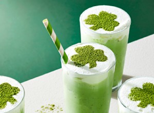 Batido de leche con menta y matcha 