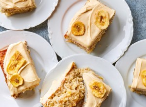 Pastel de colibrí con glaseado de caramelo 