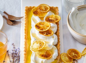 Tarta De Lavanda Y Miel De Limón 