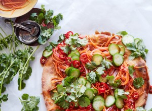 Pizza vegetariana Banh Mi 