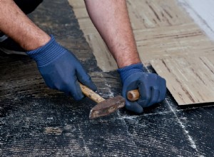 Una guía de bricolaje para quitar el piso de baldosas 