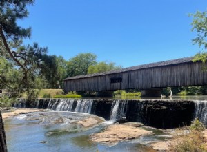 El puente cubierto más largo de Georgia