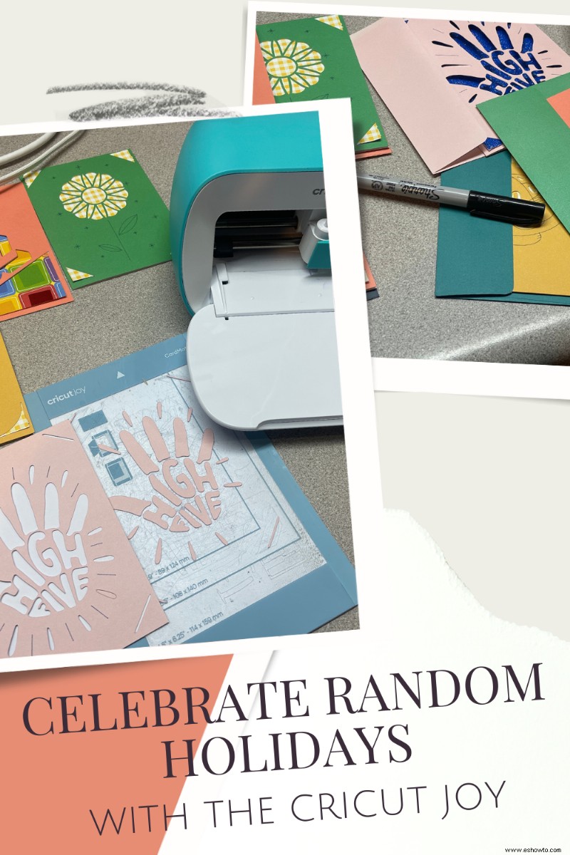 Celebre las festividades aleatorias con Cricut Joy